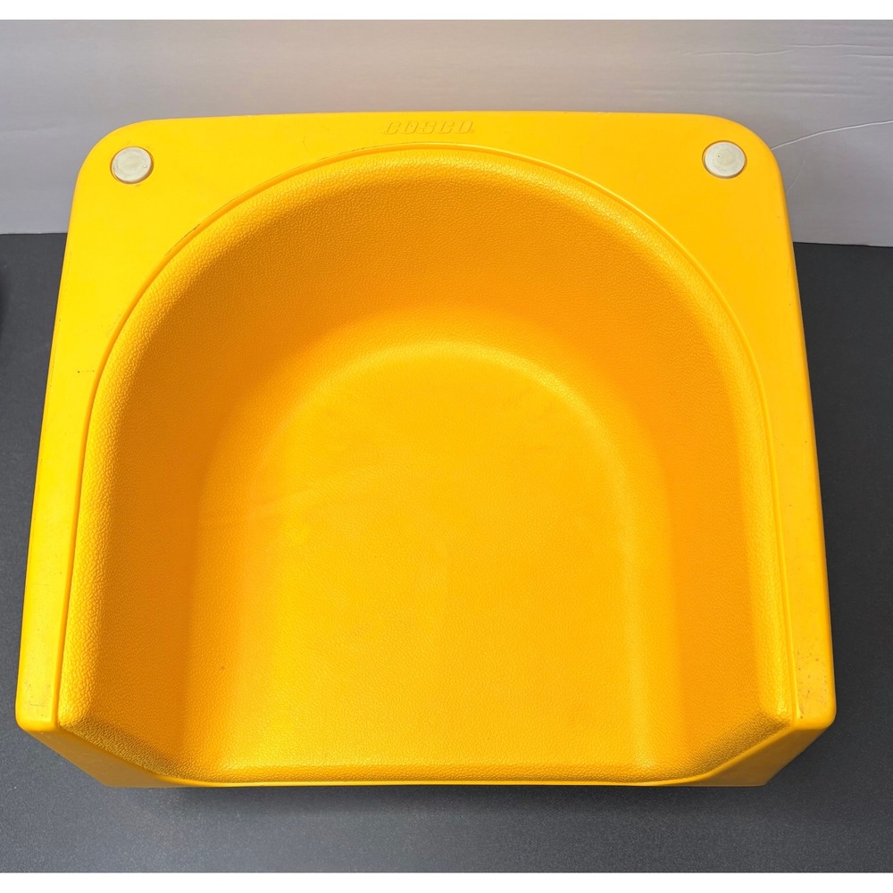 Cosco Booster Seat Toddler Yellow Good Vintage Plastic Chair Riser 10-534